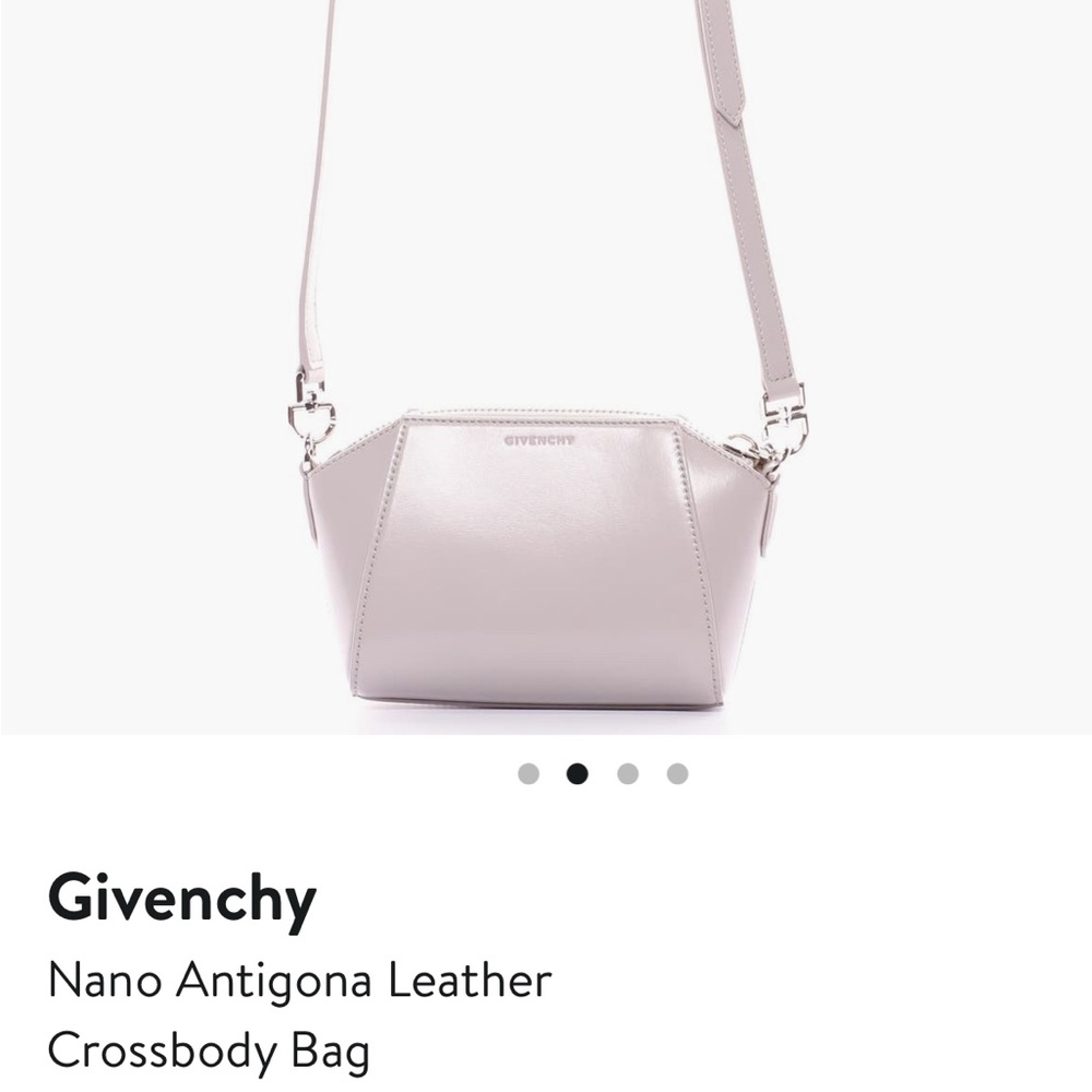 NWT GIVENCHY Nano Antigona Crossbody Bag- GREY
